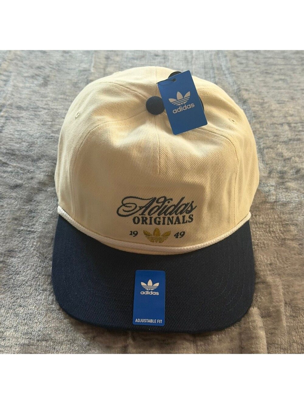 Adidas Originals Masterpiece Strapback Hat Men's OSFA Wonder White Night Indigo